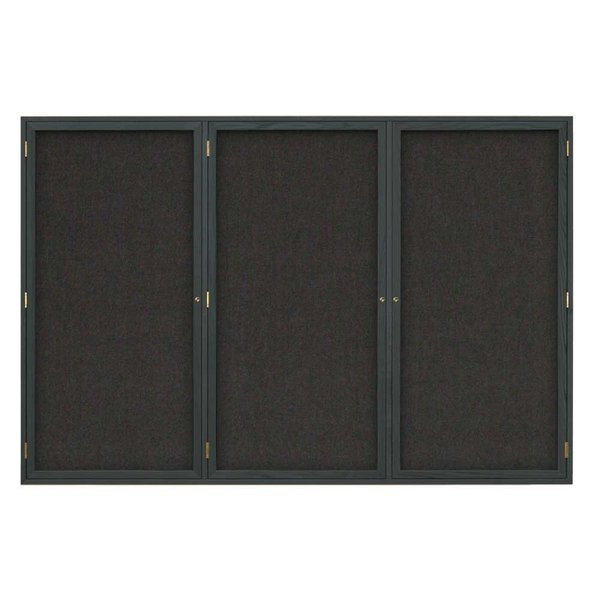 Open Faced Traditional Rounded Corkboard, UNITED VISUAL PRODUCTS, Mfr# UV639ARC-SATIN-PUMICE